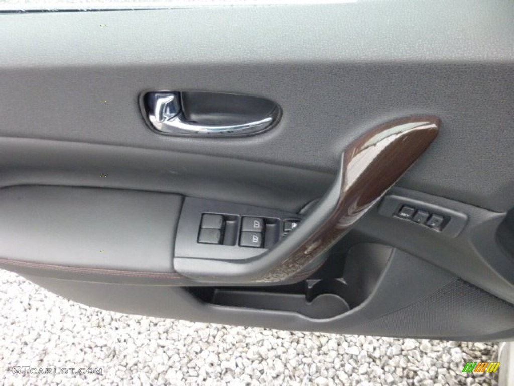 2013 Nissan Maxima 3.5 SV Premium Charcoal Door Panel Photo #75048932