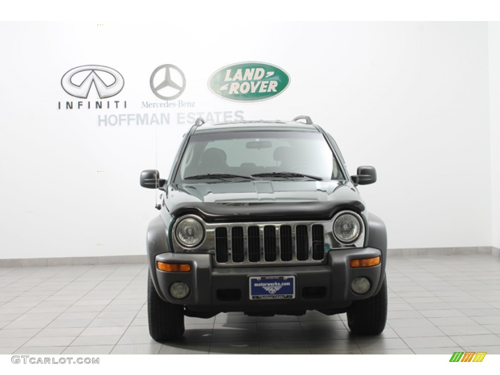 2002 Liberty Sport 4x4 - Shale Green Metallic / Dark Slate Gray photo #3