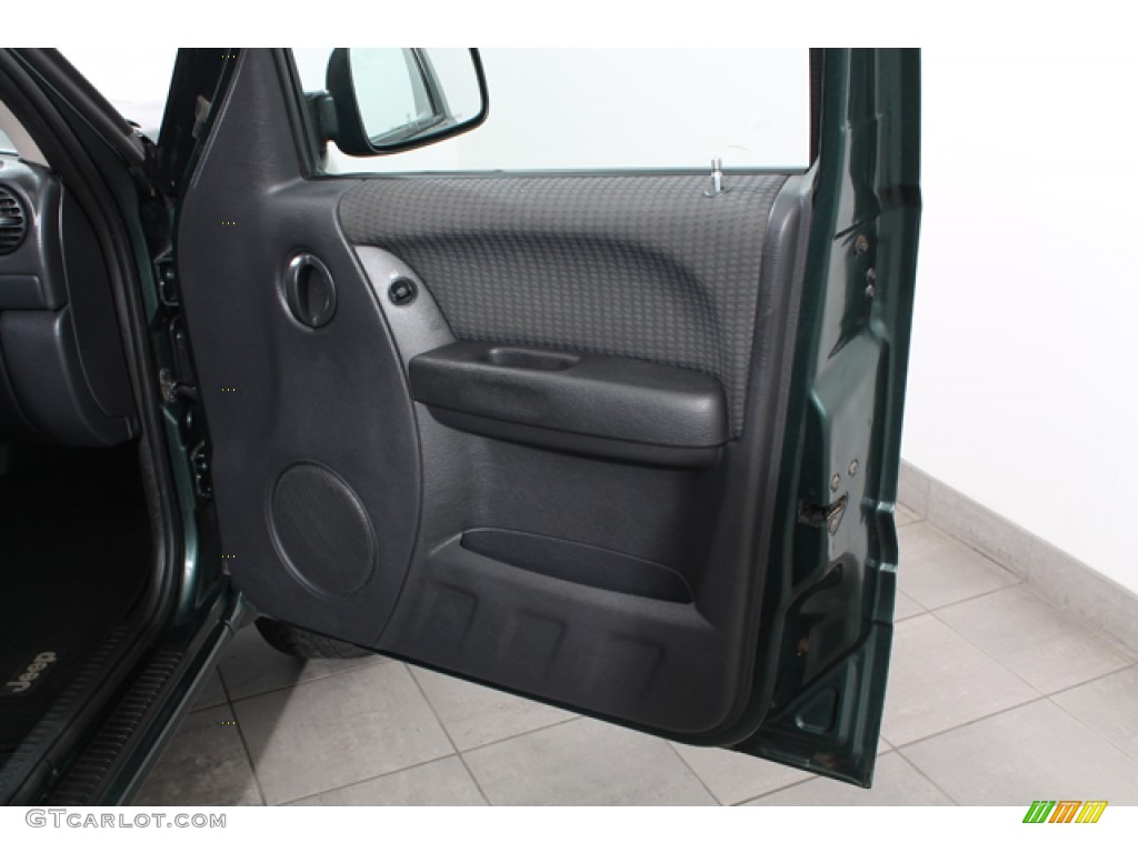 2002 Jeep Liberty Sport 4x4 Dark Slate Gray Door Panel Photo #75050339