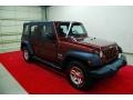 Red Rock Crystal Pearl 2008 Jeep Wrangler Unlimited X