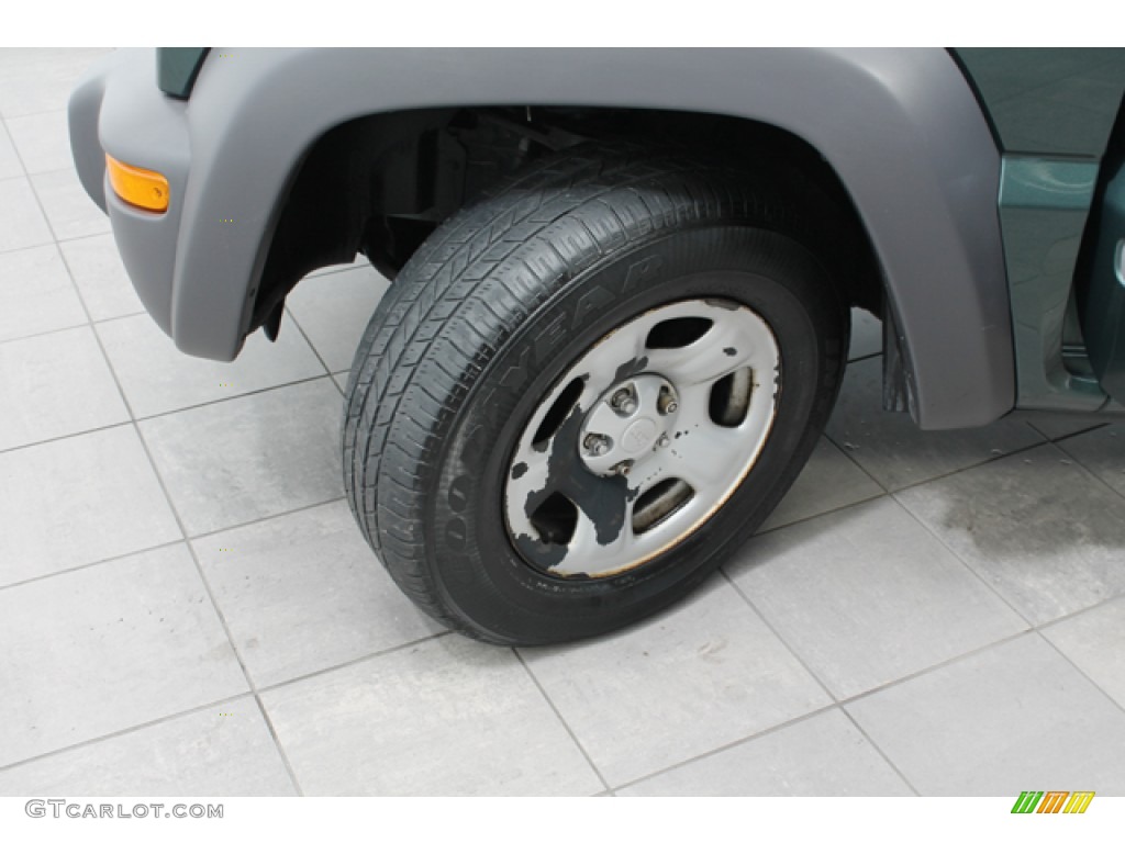 2002 Liberty Sport 4x4 - Shale Green Metallic / Dark Slate Gray photo #26