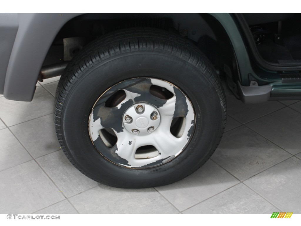 2002 Liberty Sport 4x4 - Shale Green Metallic / Dark Slate Gray photo #28