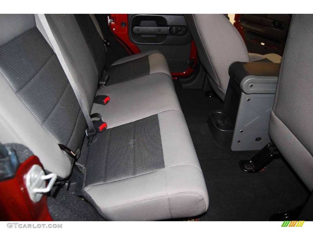 2008 Wrangler Unlimited X - Red Rock Crystal Pearl / Dark Slate Gray/Med Slate Gray photo #15