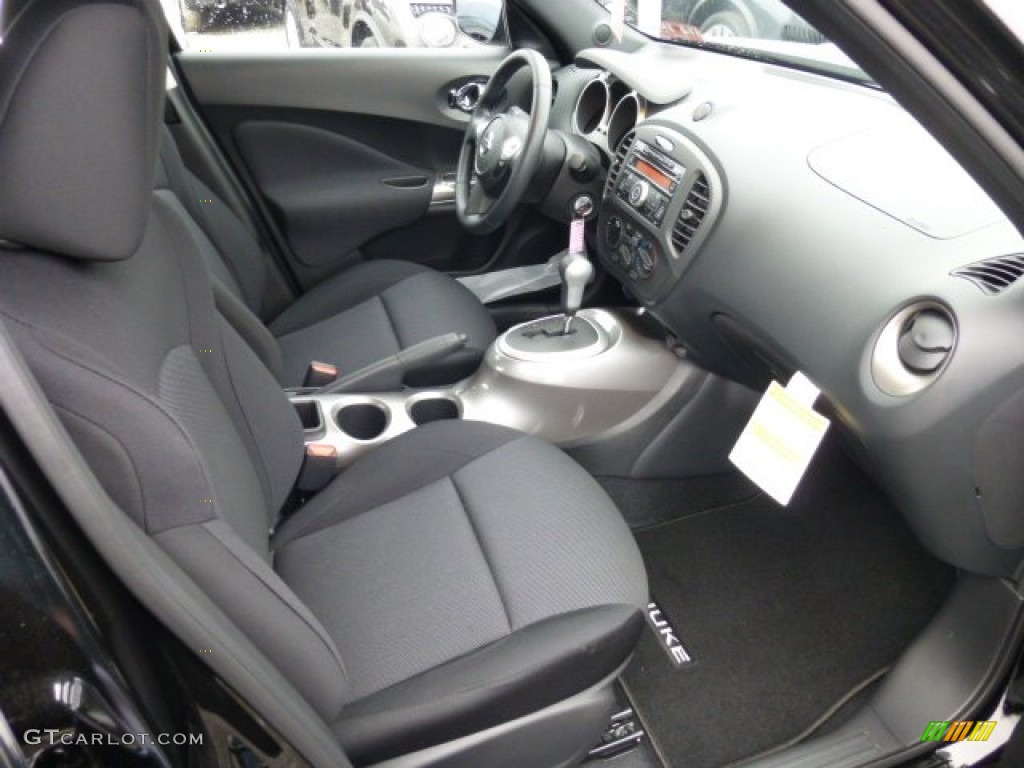 Black/Silver Trim Interior 2013 Nissan Juke S AWD Photo #75051065