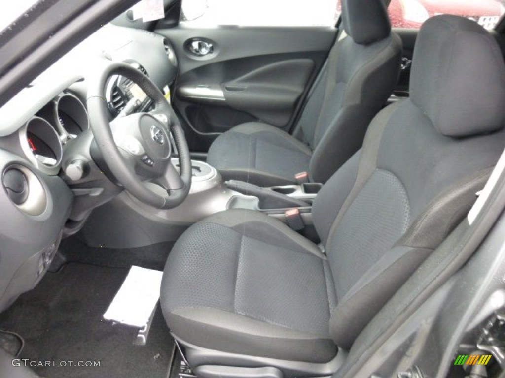 Black/Silver Trim Interior 2013 Nissan Juke SV AWD Photo #75051546
