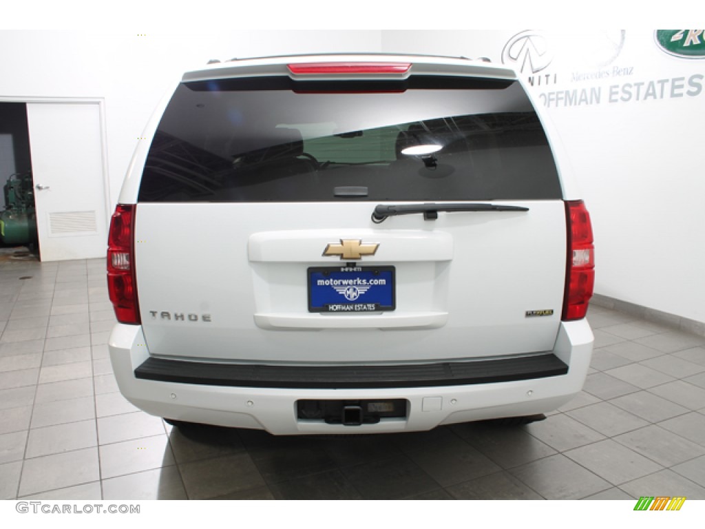 2008 Tahoe LTZ 4x4 - Summit White / Ebony photo #4