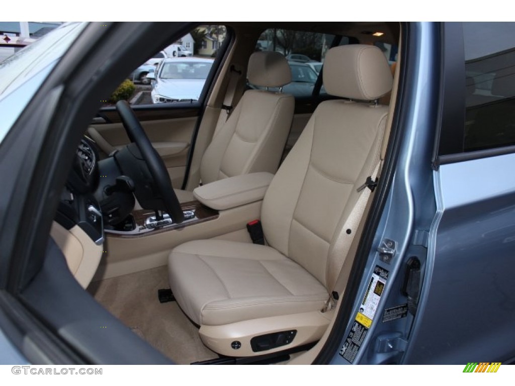 Sand Beige Interior 2013 BMW X3 xDrive 28i Photo #75051983
