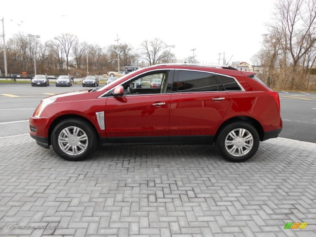 2013 SRX Luxury FWD - Crystal Red Tintcoat / Shale/Brownstone photo #4