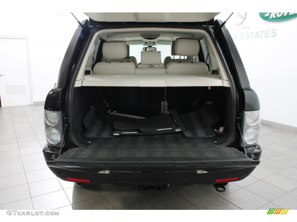 2007 Range Rover Supercharged - Java Black Pearl / Ivory/Black photo #23
