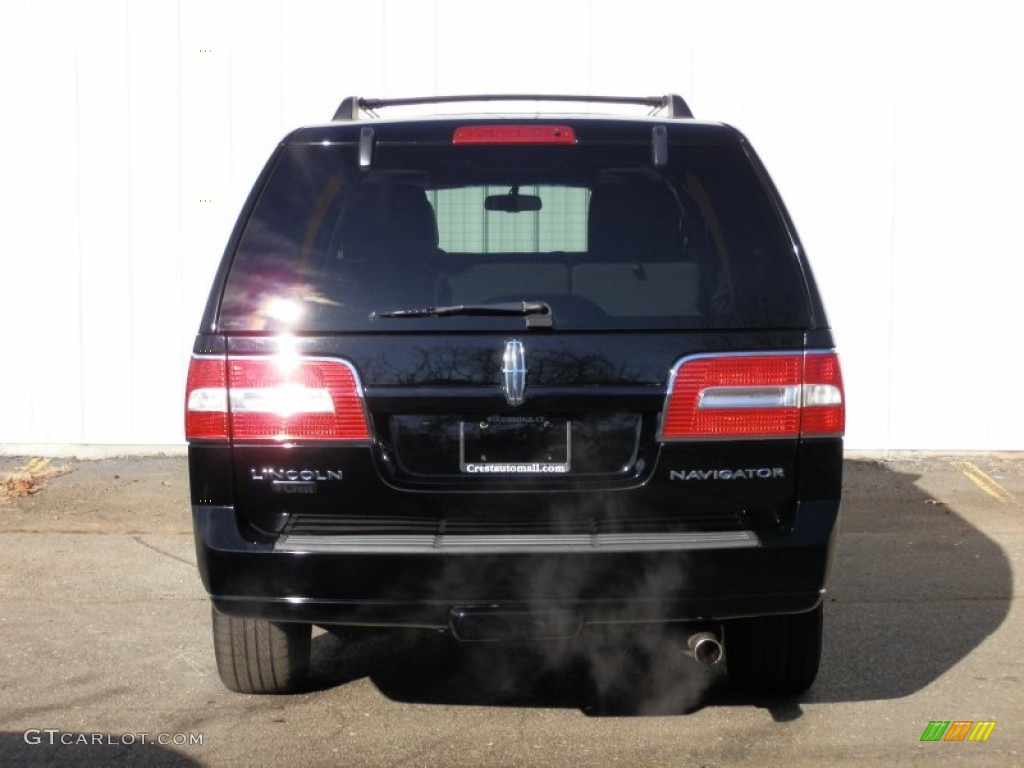 2008 Navigator L Luxury 4x4 - Black / Stone photo #5