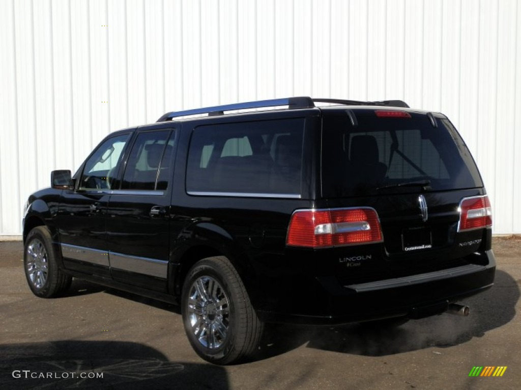 2008 Navigator L Luxury 4x4 - Black / Stone photo #6