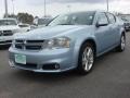 2013 Crystal Blue Pearl Dodge Avenger SXT  photo #1