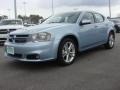 2013 Crystal Blue Pearl Dodge Avenger SXT  photo #2