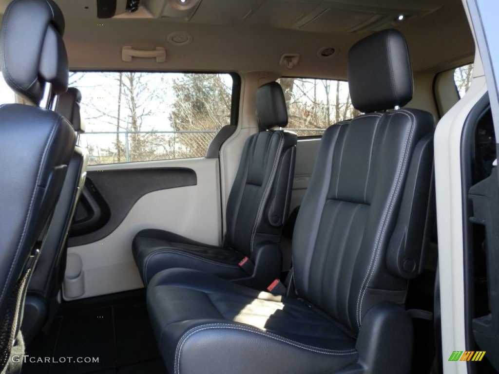 Black/Light Graystone Interior 2012 Chrysler Town & Country Touring Photo #75055769
