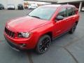 2013 Deep Cherry Red Crystal Pearl Jeep Compass Altitude  photo #2