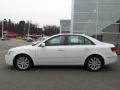 2009 Powder White Pearl Hyundai Sonata Limited V6  photo #2