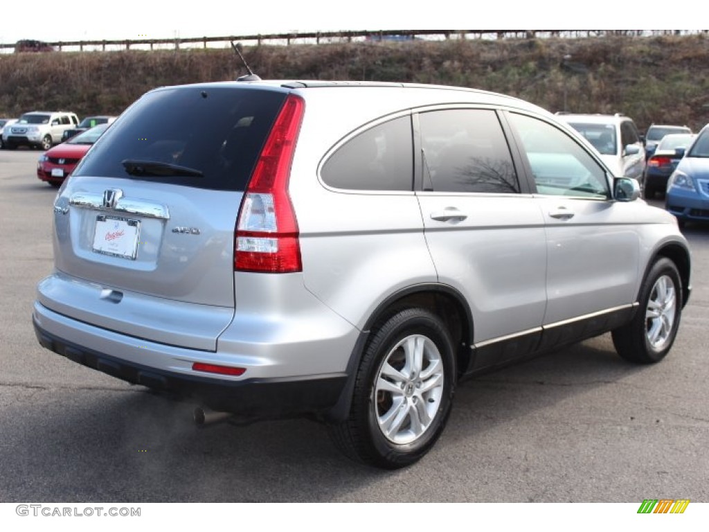 2010 CR-V EX-L AWD - Alabaster Silver Metallic / Gray photo #5