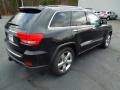2013 Brilliant Black Crystal Pearl Jeep Grand Cherokee Overland 4x4  photo #5