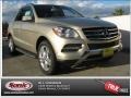 2013 Pearl Beige Metallic Mercedes-Benz ML 350 4Matic  photo #1