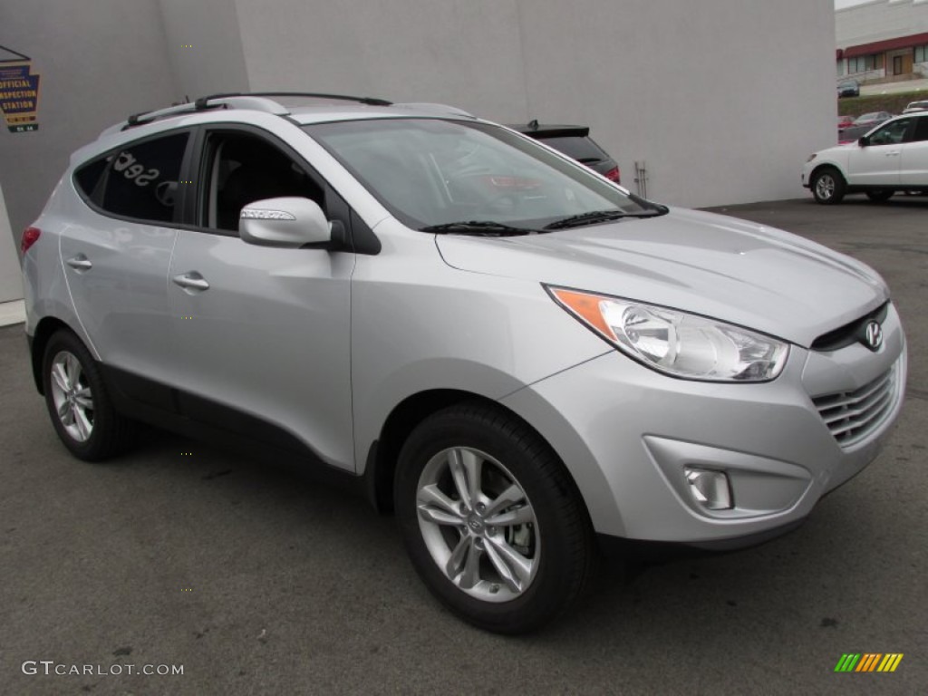 Diamond Silver 2013 Hyundai Tucson GLS AWD Exterior Photo #75060349