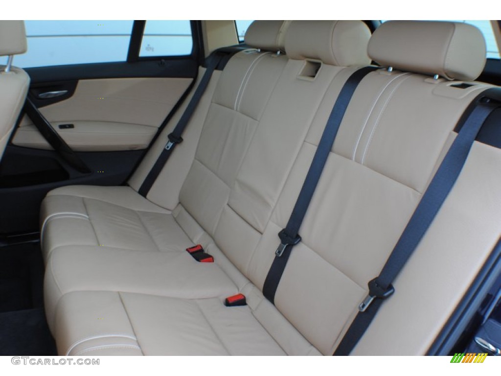 2008 X3 3.0si - Monaco Blue Metallic / Sand Beige/Black Nevada Leather photo #16