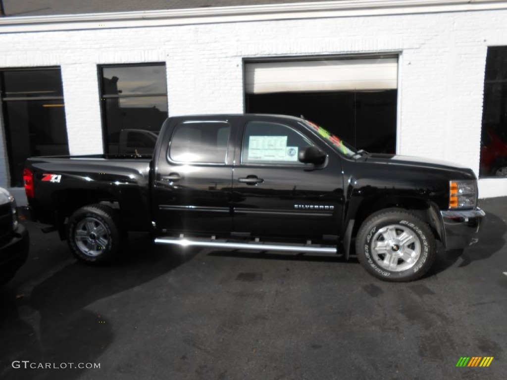 2013 Silverado 1500 LT Crew Cab 4x4 - Black / Ebony photo #4