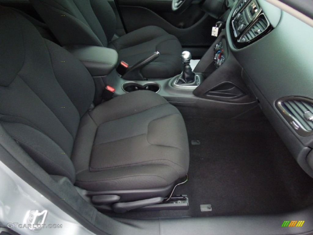 Black Interior 2013 Dodge Dart SE Photo #75060888