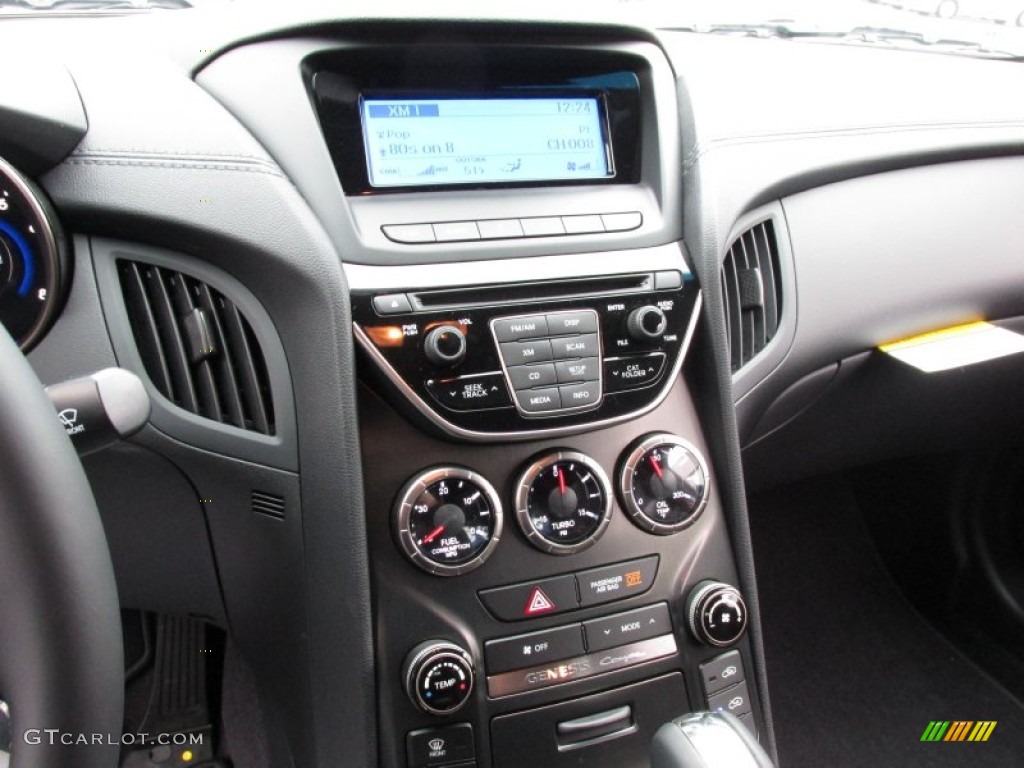 2013 Genesis Coupe 2.0T - White Satin Pearl / Black Cloth photo #8