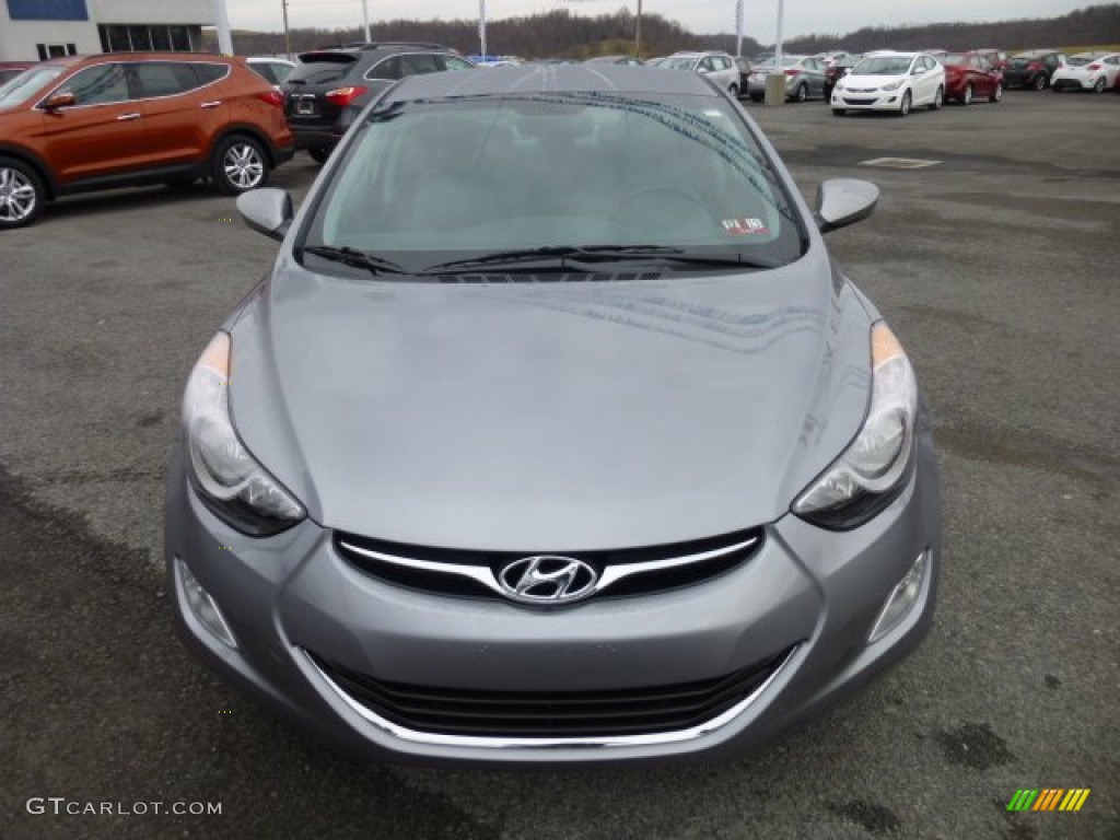 2013 Elantra GLS - Titanium Gray Metallic / Gray photo #2