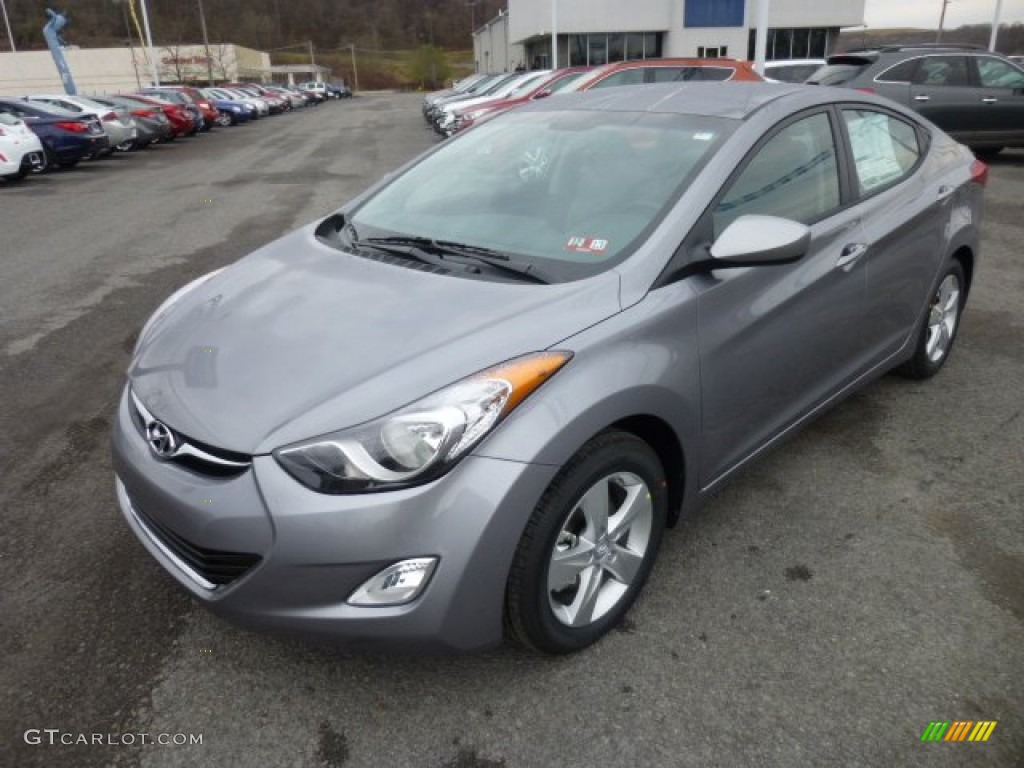 2013 Elantra GLS - Titanium Gray Metallic / Gray photo #3