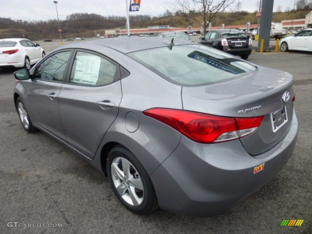 2013 Elantra GLS - Titanium Gray Metallic / Gray photo #5