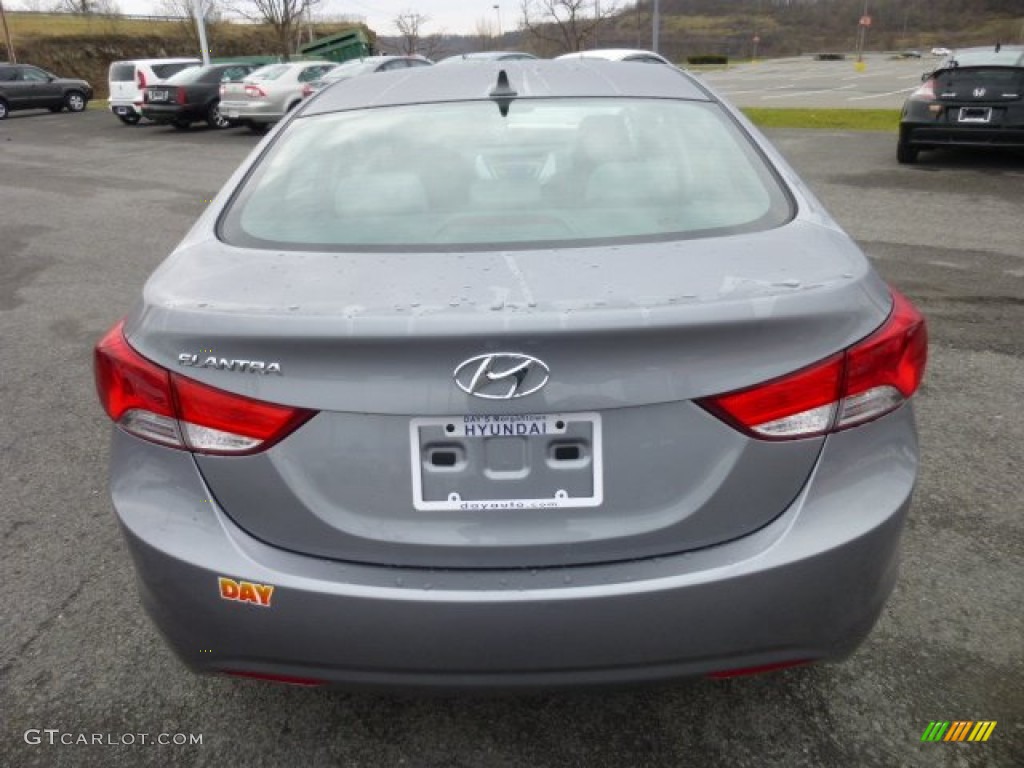 2013 Elantra GLS - Titanium Gray Metallic / Gray photo #6