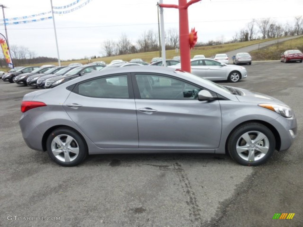 2013 Elantra GLS - Titanium Gray Metallic / Gray photo #8