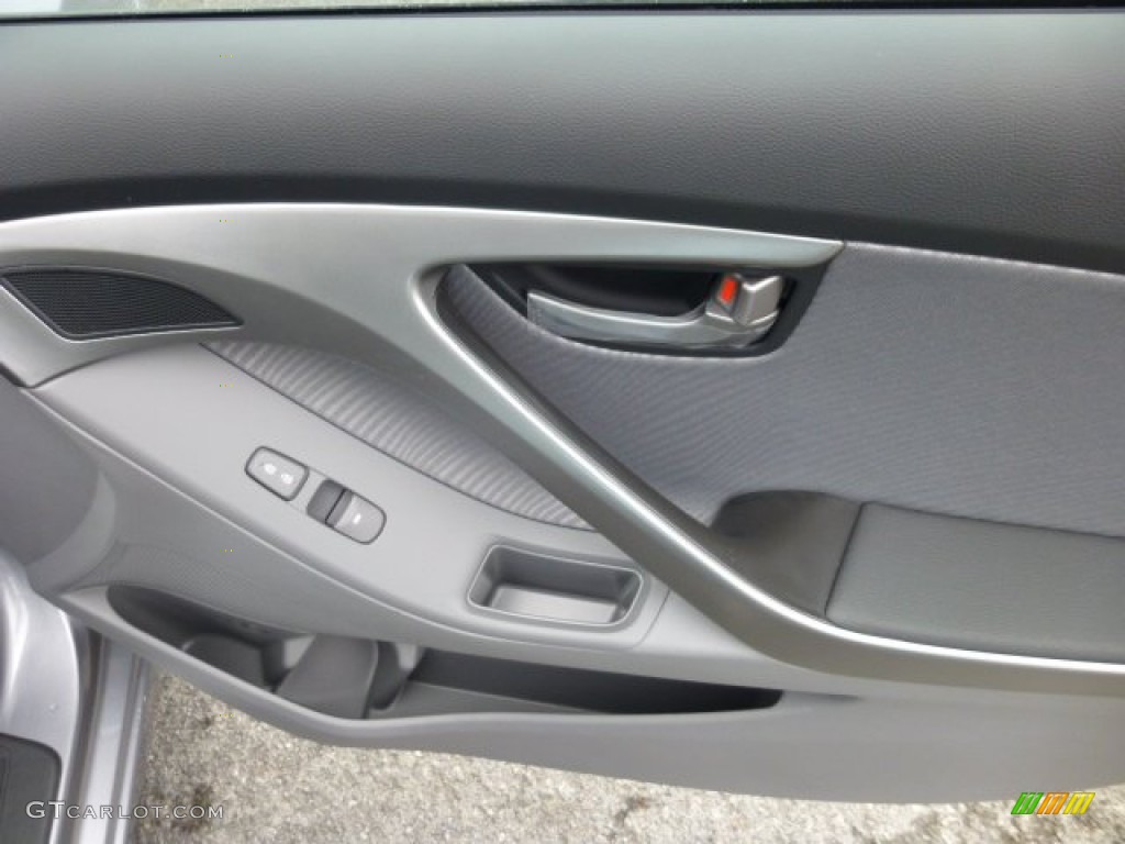 2013 Elantra GLS - Titanium Gray Metallic / Gray photo #11
