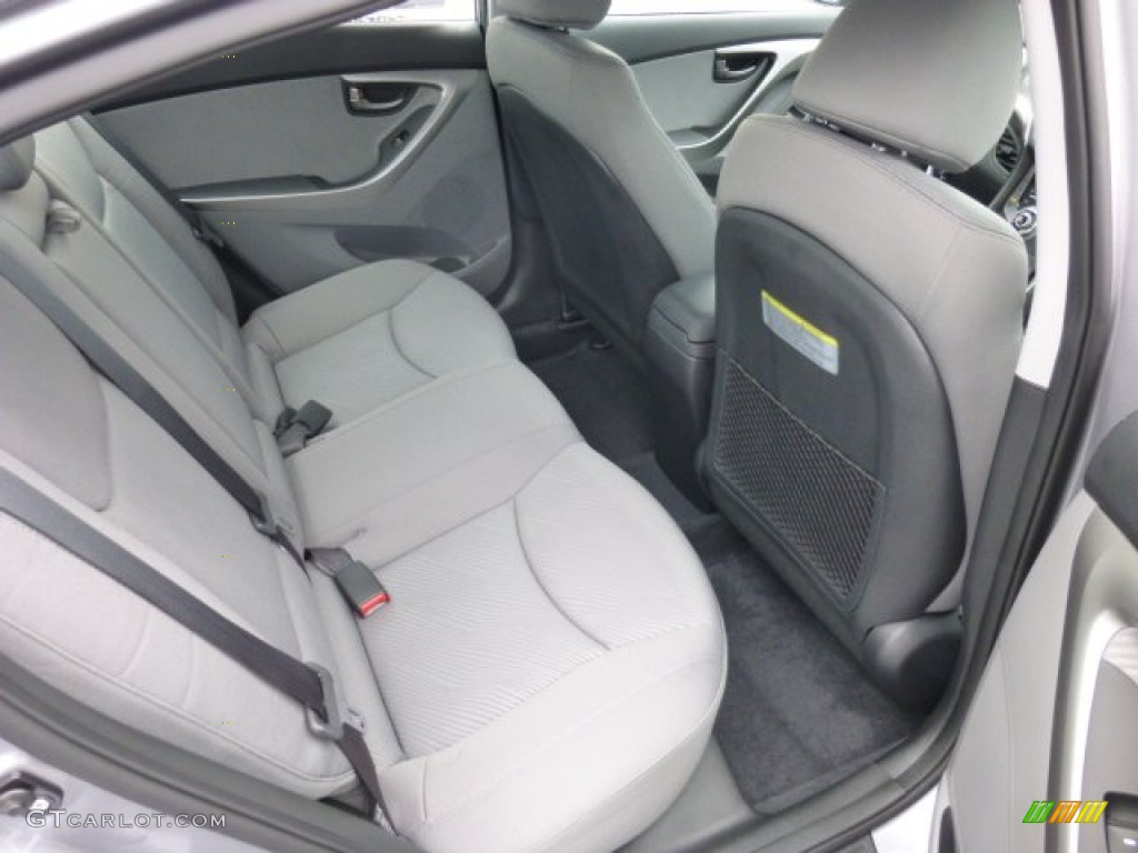 2013 Elantra GLS - Titanium Gray Metallic / Gray photo #12