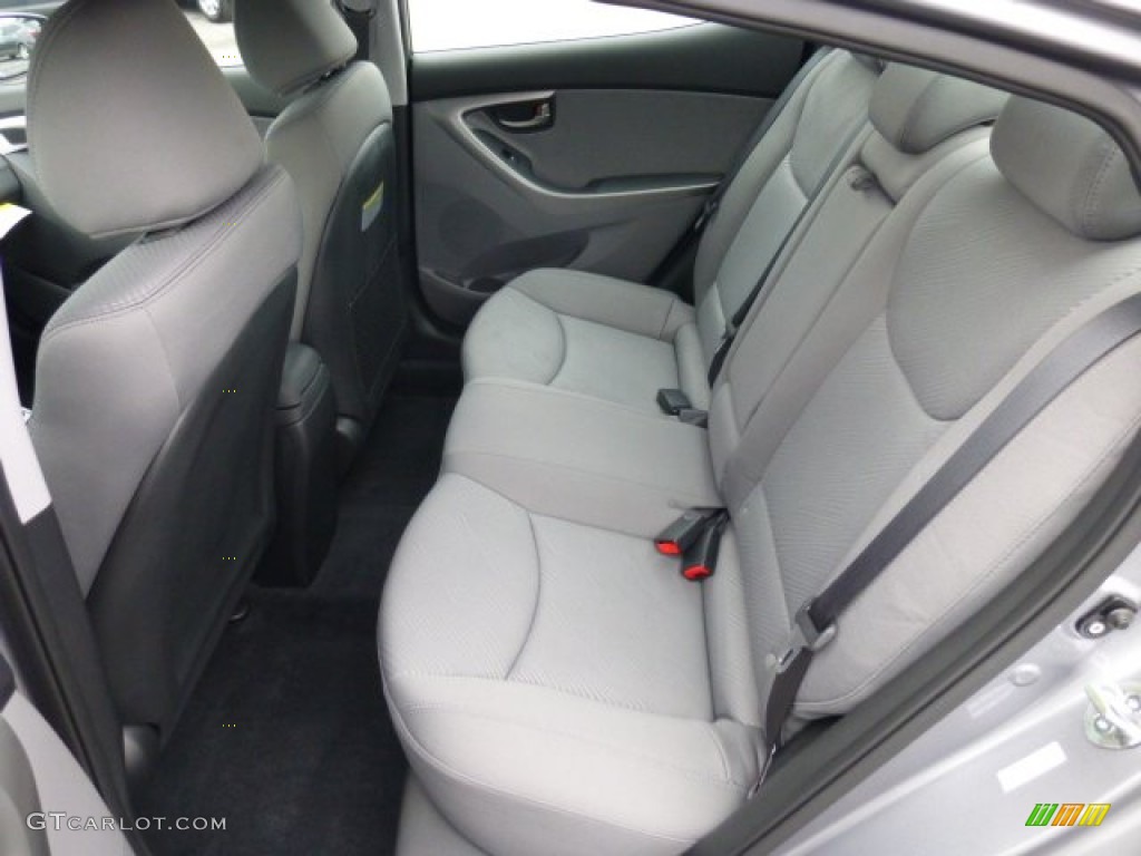 2013 Elantra GLS - Titanium Gray Metallic / Gray photo #13