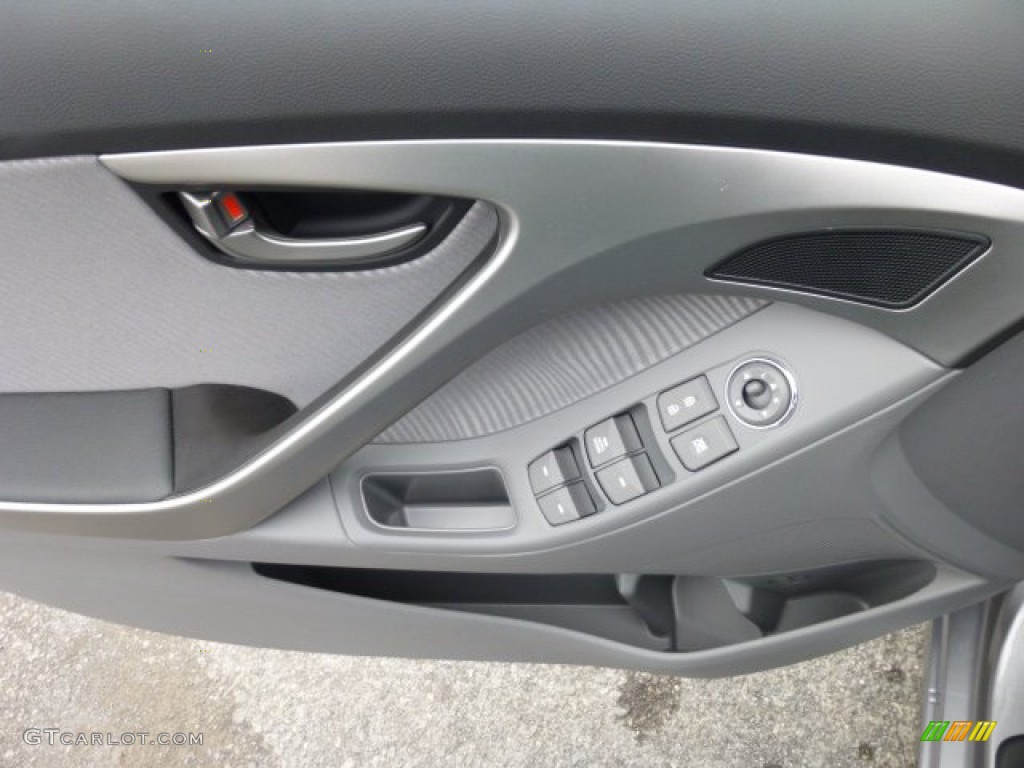 2013 Elantra GLS - Titanium Gray Metallic / Gray photo #17