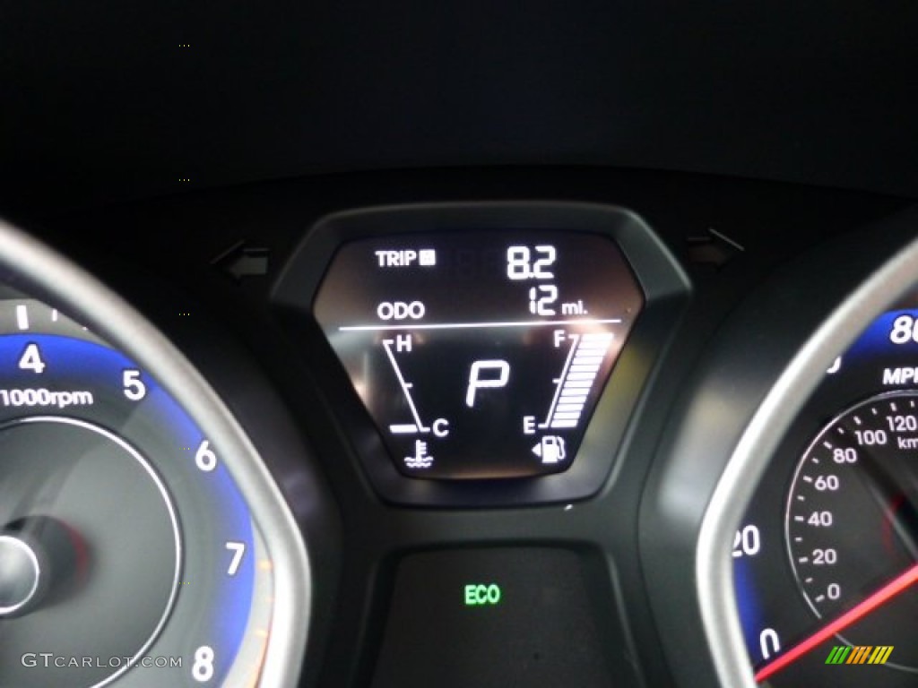 2013 Elantra GLS - Titanium Gray Metallic / Gray photo #20