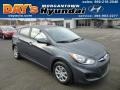 2013 Cyclone Gray Hyundai Accent GS 5 Door  photo #1