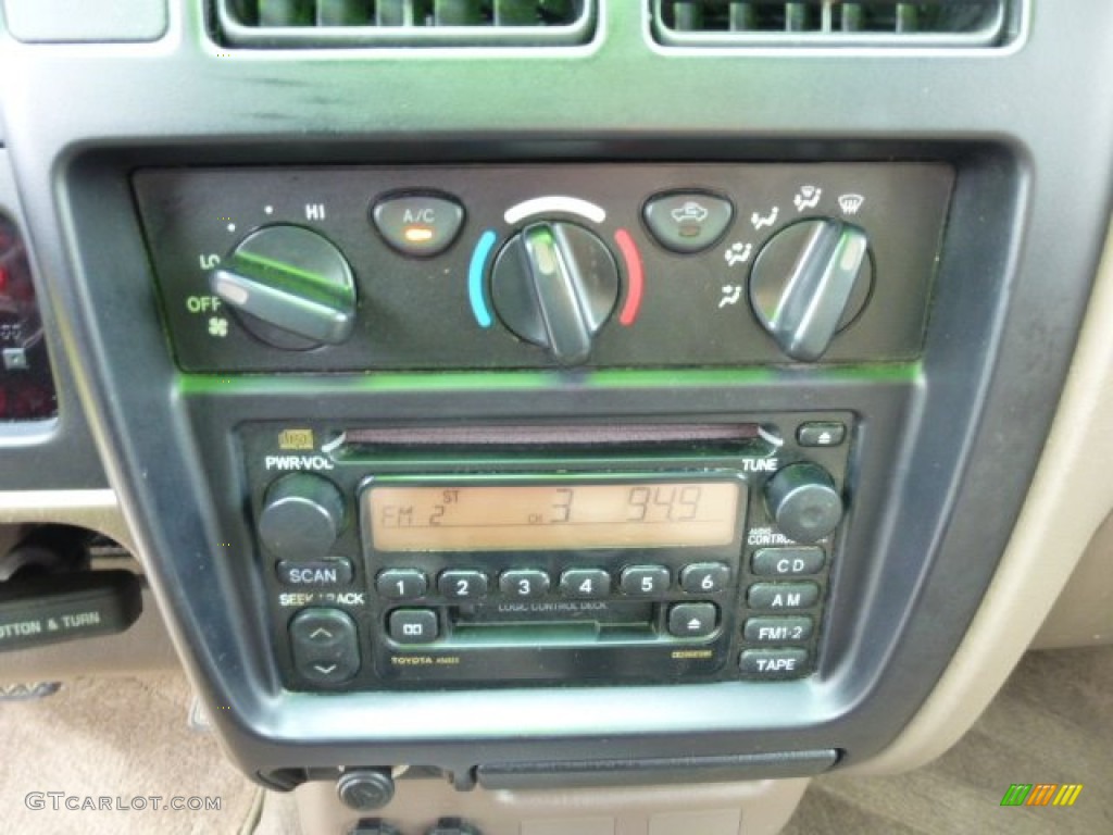 2003 Tacoma V6 TRD Double Cab 4x4 - Black Sand Pearl / Oak photo #18
