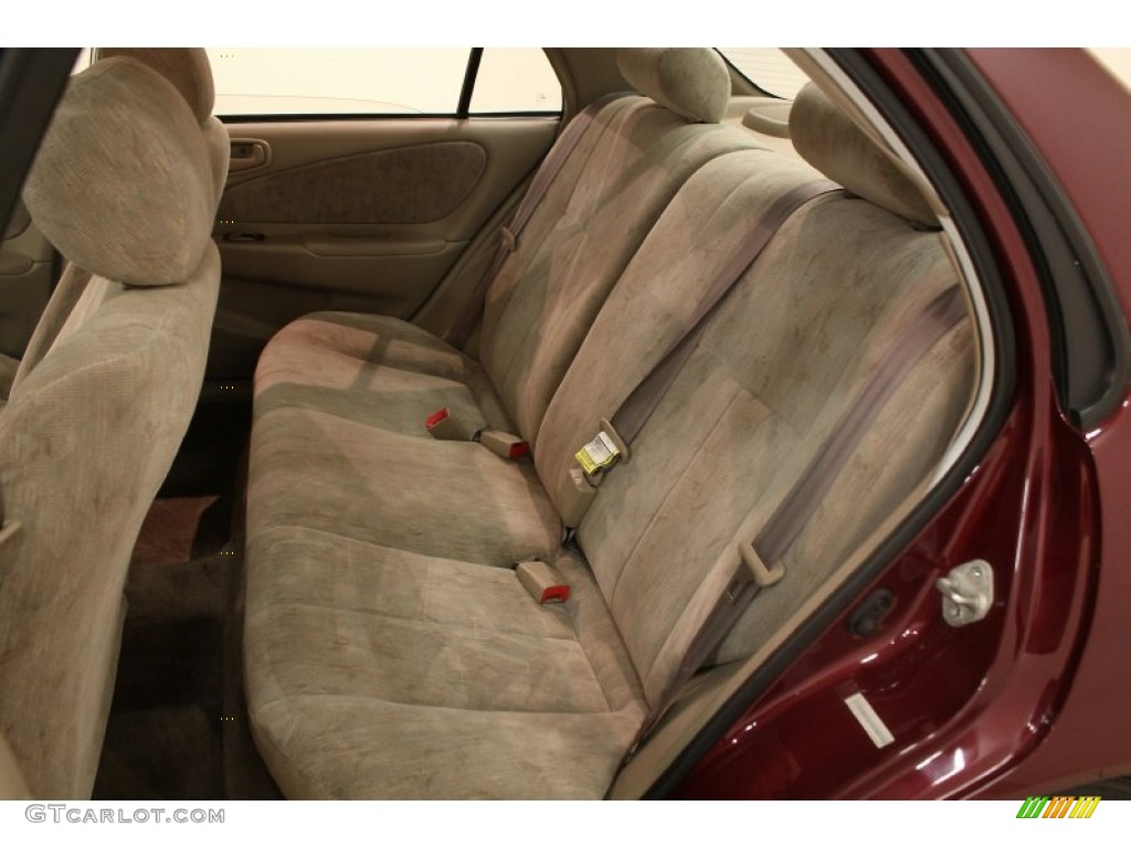 1998 Corolla LE - Ruby Red Pearl Metallic / Beige photo #21