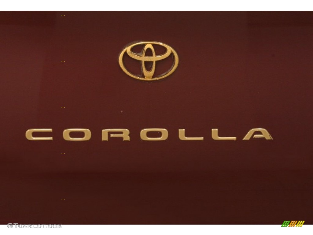 1998 Corolla LE - Ruby Red Pearl Metallic / Beige photo #30