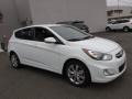 2013 Century White Hyundai Accent SE 5 Door  photo #3