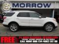 2013 White Platinum Tri-Coat Ford Explorer Limited 4WD  photo #1