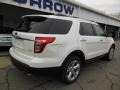 2013 White Platinum Tri-Coat Ford Explorer Limited 4WD  photo #8