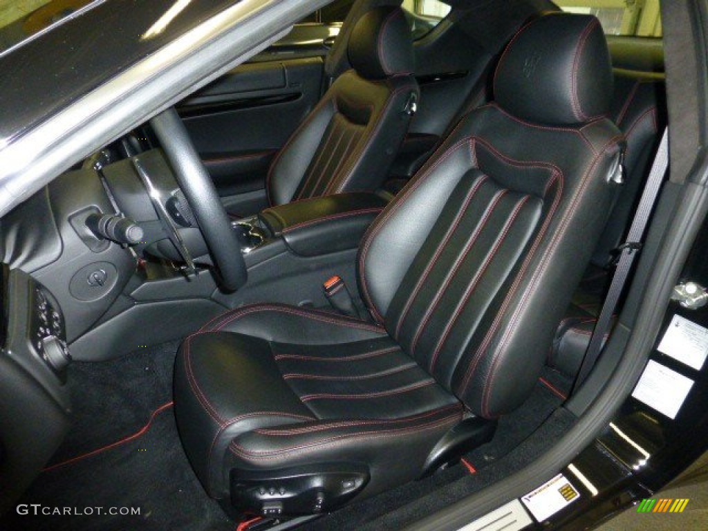 Nero Interior 2009 Maserati GranTurismo S Photo #75064753