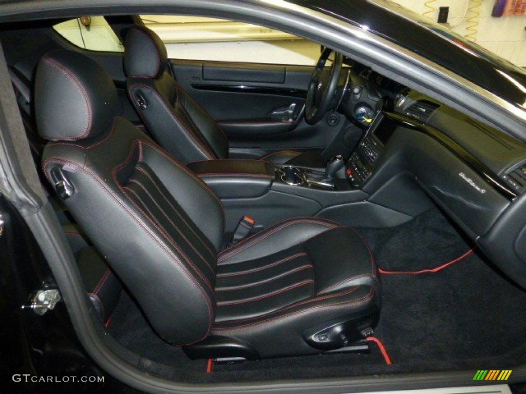 Nero Interior 2009 Maserati GranTurismo S Photo #75064813
