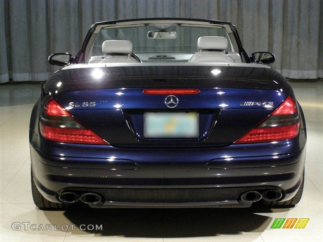 2005 Mercedes-Benz SL55 AMG, Capri Blue / Ash Grey, Rear 2005 Mercedes-Benz SL 55 AMG Roadster Parts