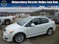 2008 White Water Pearl Suzuki SX4 Sedan  photo #1