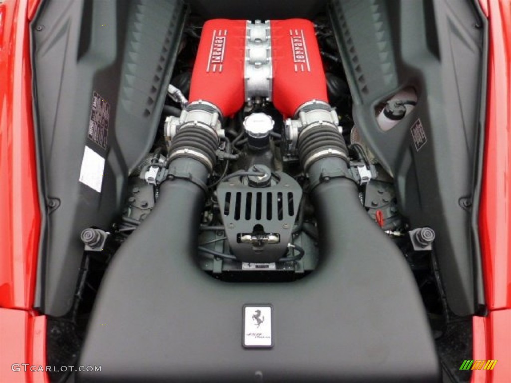 2010 Ferrari 458 Italia 4.5 Liter GDI DOHC 32-Valve VVT V8 Engine Photo #75065237